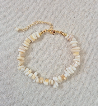 Pulseira madrepérolas off white